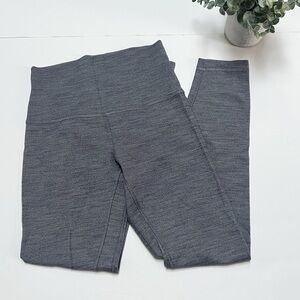 Lululemon Align High Rise Pant II 25” Mini Heathered Herringbone Size 4